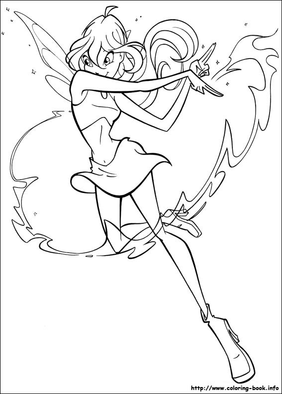 Winx Club coloring picture